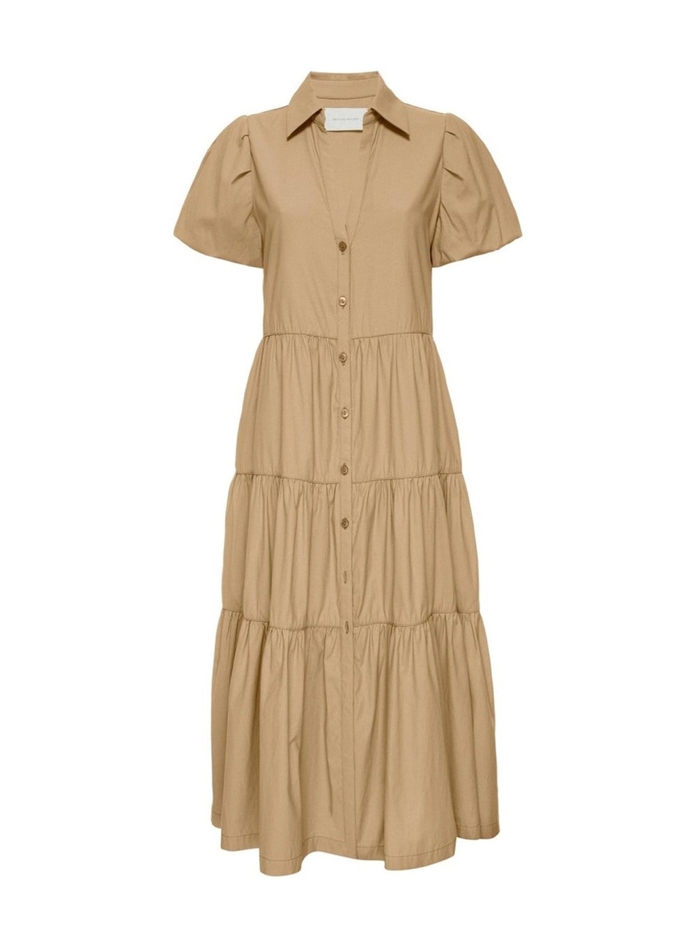 Brochu Walker Puff Sleeve Havana Dress